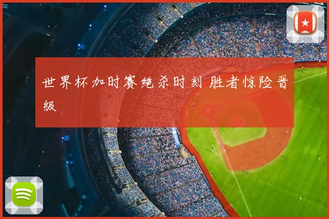 世界杯加时赛绝杀时刻 胜者惊险晋级