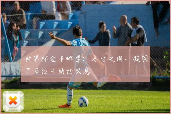 世界杯金卡邮票：方寸之间，凝固了马拉卡纳的叹息