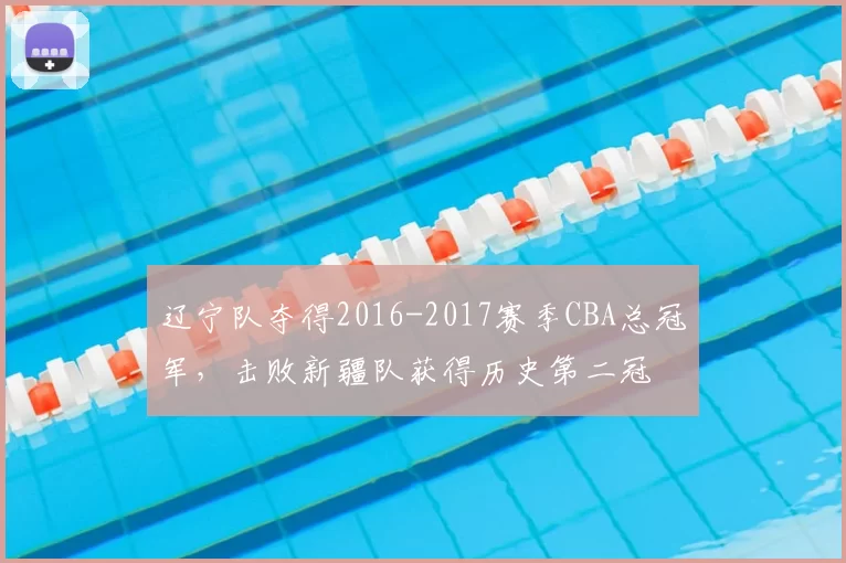 辽宁队夺得2016-2017赛季CBA总冠军，击败新疆队获得历史第二冠